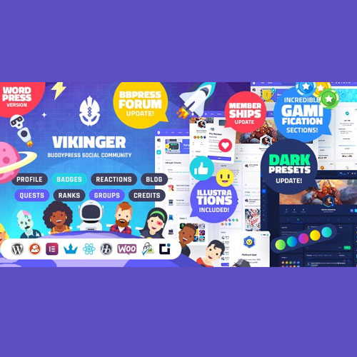 Vikinger - BuddyPress and GamiPress Social Community Vikinger - BuddyPress and GamiPress Social Community