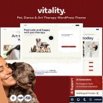 Vitality - Pet, Dance & Art Therapy WordPress Theme