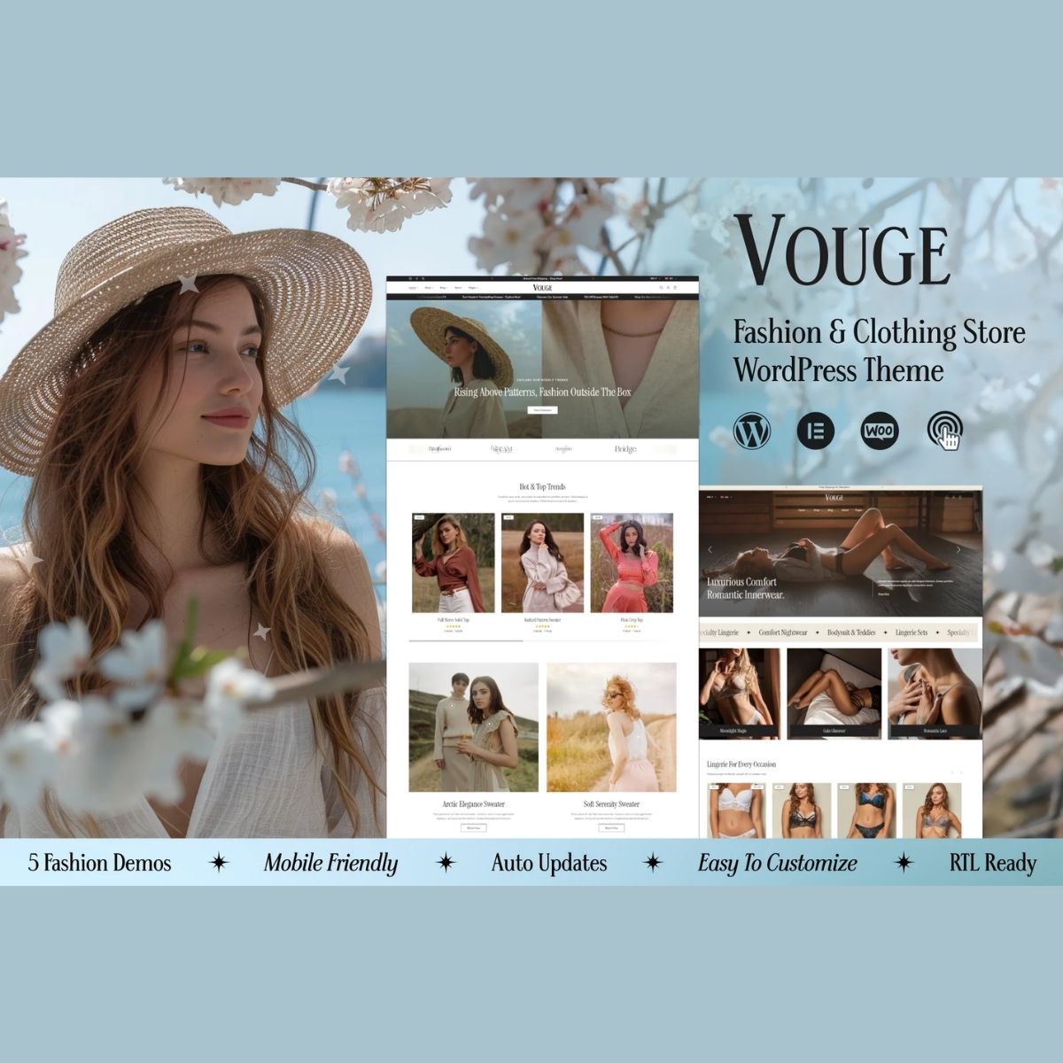Vouge - Fashion Clothing WordPress Theme Vouge - Fashion Clothing WordPress Theme