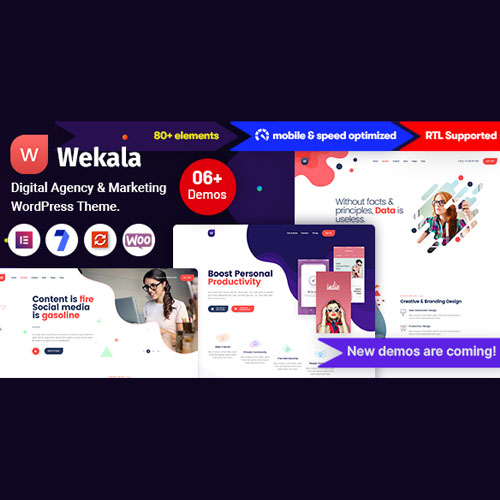 Wekala - Digital Agency & Marketing WordPress Theme Wekala - Digital Agency & Marketing WordPress Theme