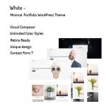 White – Minimal Portfolio WordPress Theme