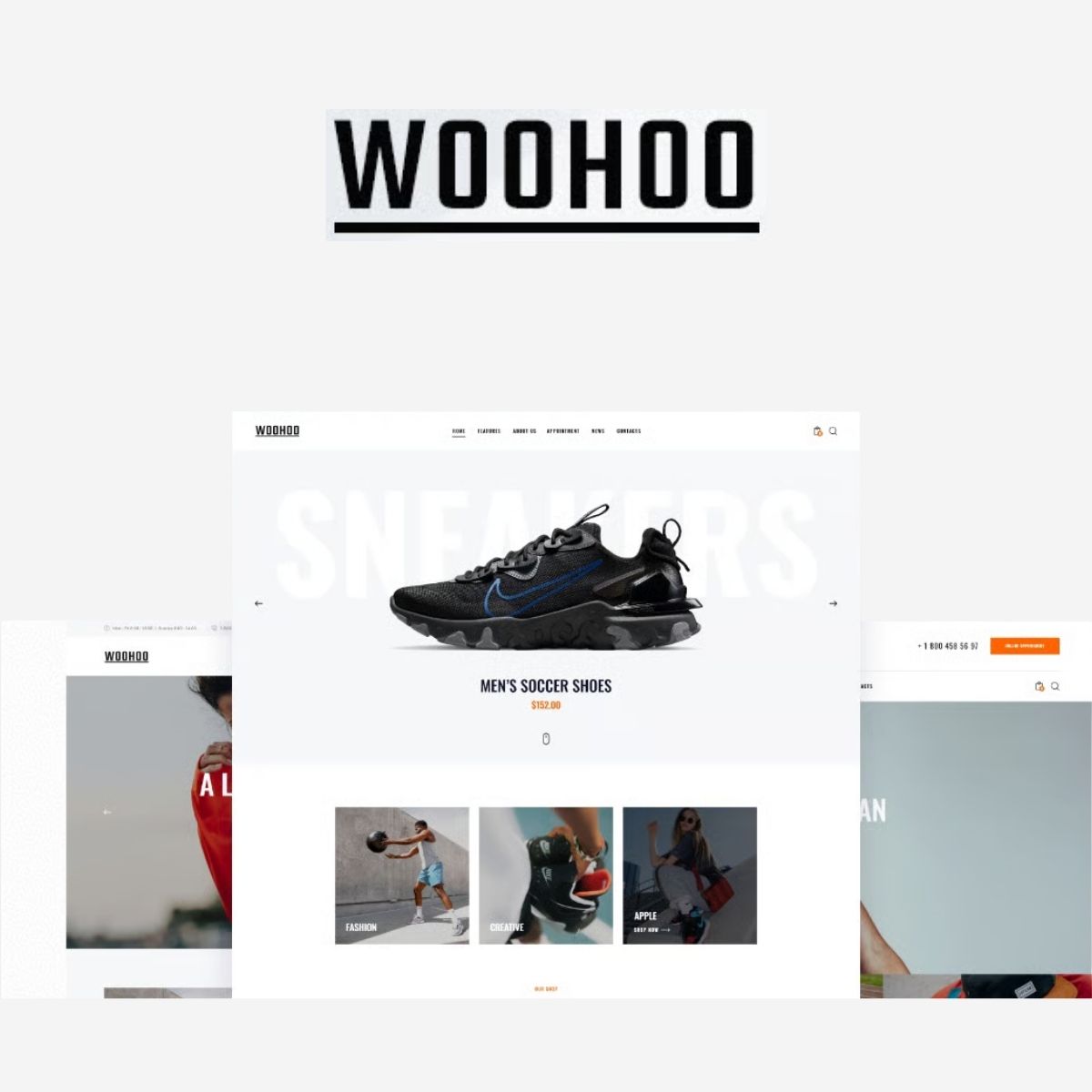 Woo Hoo - Sports Store WordPress Theme Woo Hoo - Sports Store WordPress Theme