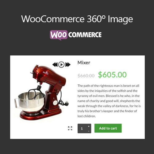 WooCommerce 360 Image WooCommerce 360 Image