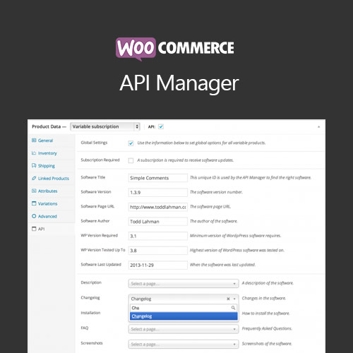 WooCommerce API Manager WooCommerce API Manager