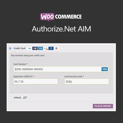WooCommerce Authorize.Net AIM WooCommerce Authorize.Net AIM