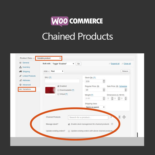 WooCommerce Chained Products WooCommerce Chained Products