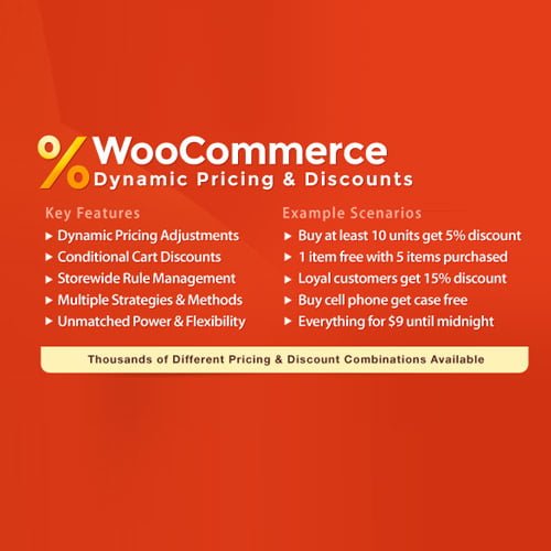 WooCommerce Dynamic Pricing & Discounts WooCommerce Dynamic Pricing & Discounts