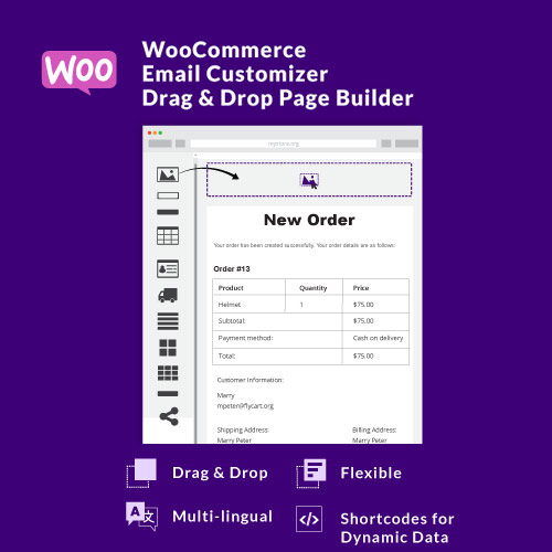 WooCommerce Email Customizer with Drag and Drop Email Builder WooCommerce Email Customizer with Drag and Drop Email Builder
