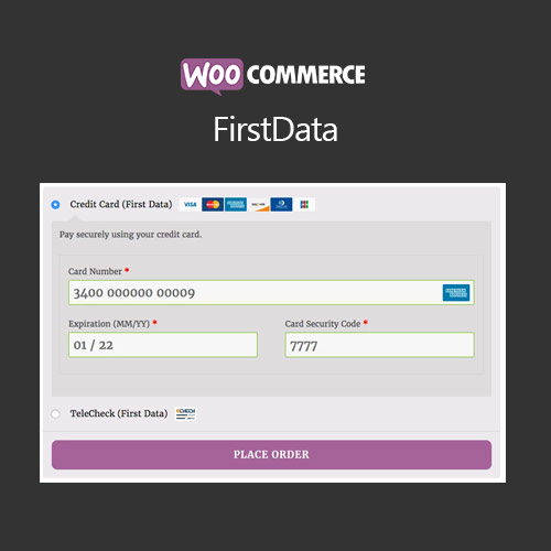 WooCommerce FirstData WooCommerce FirstData