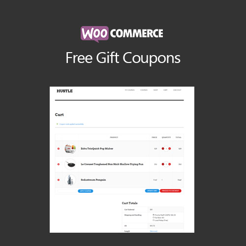 WooCommerce Free Gift Coupons WooCommerce Free Gift Coupons