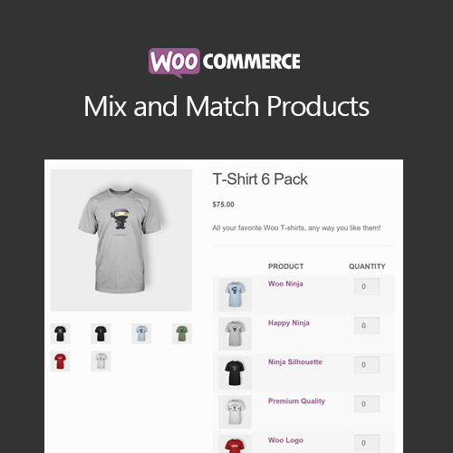 WooCommerce Mix and Match Products WooCommerce Mix and Match Products