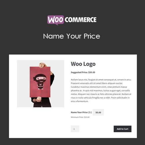 WooCommerce Name Your Price WooCommerce Name Your Price