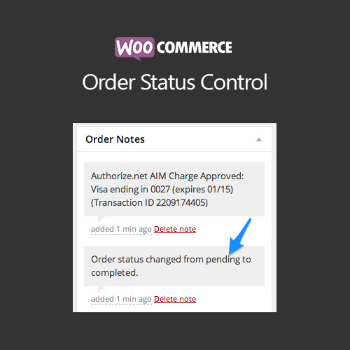WooCommerce Order Status Control WooCommerce Order Status Control