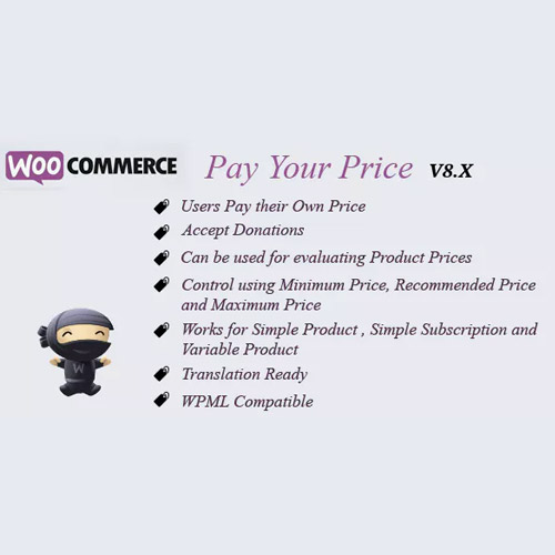 WooCommerce Pay Your Price WooCommerce Pay Your Price