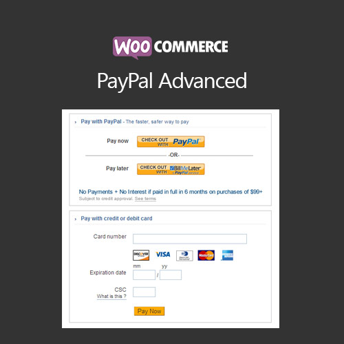 WooCommerce PayPal Advanced WooCommerce PayPal Advanced