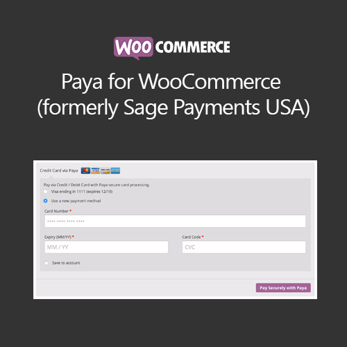 WooCommerce Sage Payments USA WooCommerce Sage Payments USA