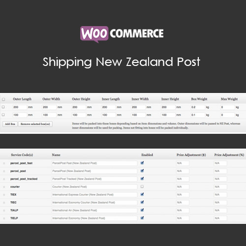 WooCommerce Shipping New Zealand Post WooCommerce Shipping New Zealand Post