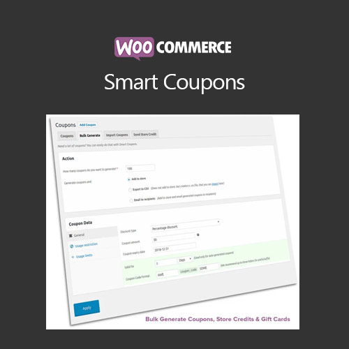 WooCommerce Smart Coupons WooCommerce Smart Coupons