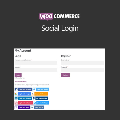 WooCommerce Social Login WooCommerce Social Login