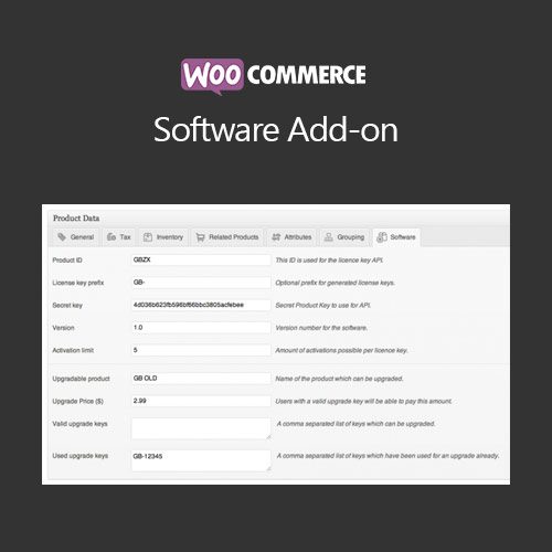 WooCommerce Software Add-on WooCommerce Software Add-on