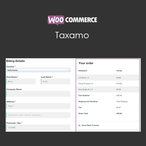 WooCommerce Taxamo WooCommerce Taxamo
