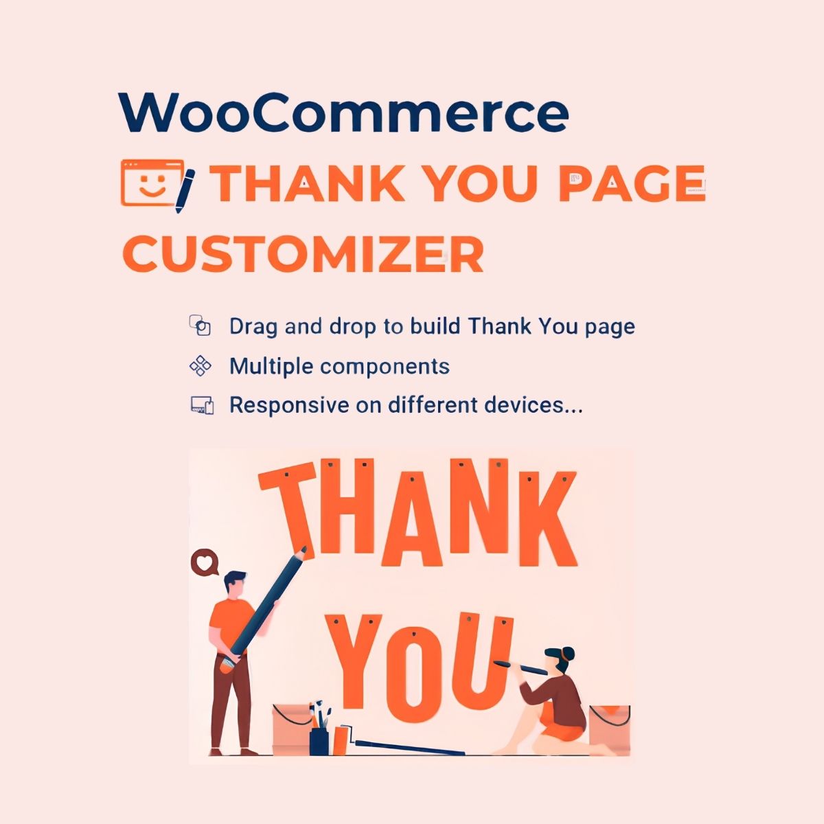WooCommerce Thank You Page Customizer - Increase Customer Retention Rate - Boost Sales WooCommerce Thank You Page Customizer - Increase Customer Retention Rate - Boost Sales