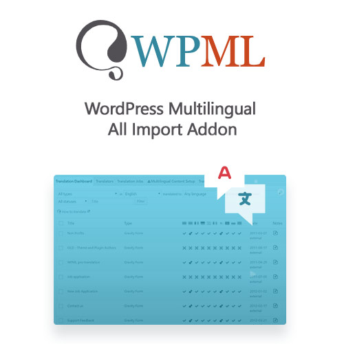 WordPress Multilingual All Import Addon WordPress Multilingual All Import Addon