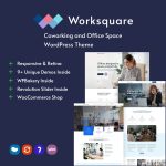 Worksquare - Coworking and Office Space WordPress Theme