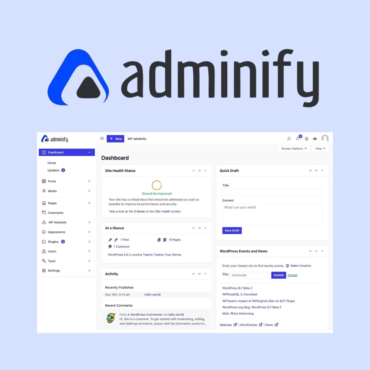 WP Adminify Pro WP Adminify Pro