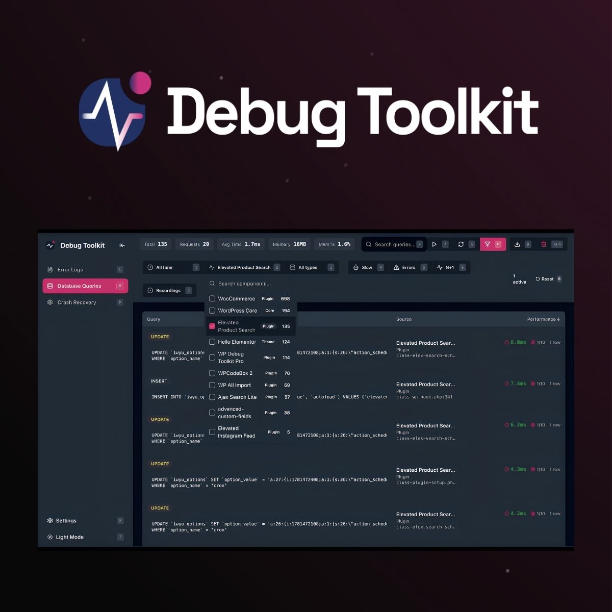 WP Debug Toolkit Pro WP Debug Toolkit Pro