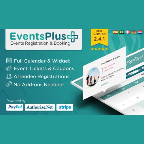 WP EventsPlus - Events Calendar Registration & Booking WP EventsPlus - Events Calendar Registration & Booking