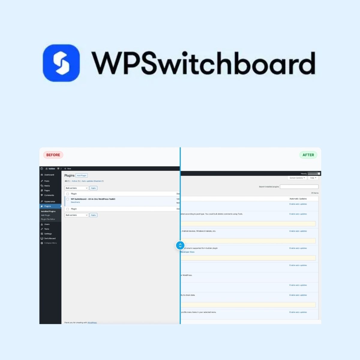 WP Switchboard Pro WP Switchboard Pro