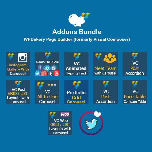 WPBakery Page Builder Addons Bundle (formerly Visual Composer) WPBakery Page Builder Addons Bundle (formerly Visual Composer)