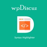 wpDiscuz - Syntax Highlighter