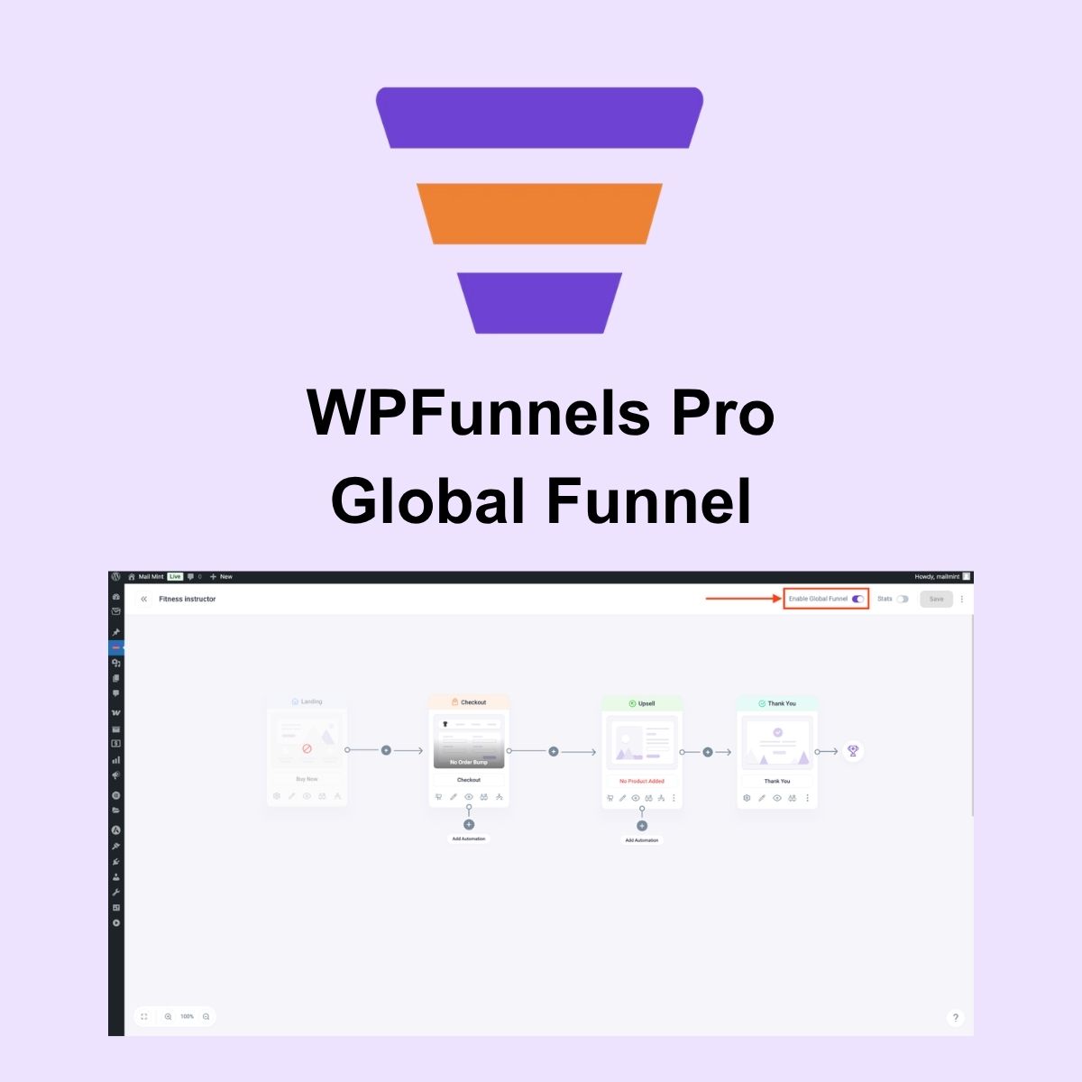WPFunnels Pro Global Funnel WPFunnels Pro Global Funnel