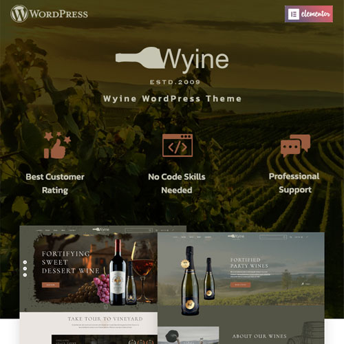 Wyine - Wine Shop Theme Wyine - Wine Shop Theme