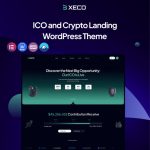 Xeco - ICO & Crypto Landing WordPress Theme