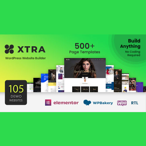 Xtra - WordPress Website Builder + RTL Xtra - WordPress Website Builder + RTL