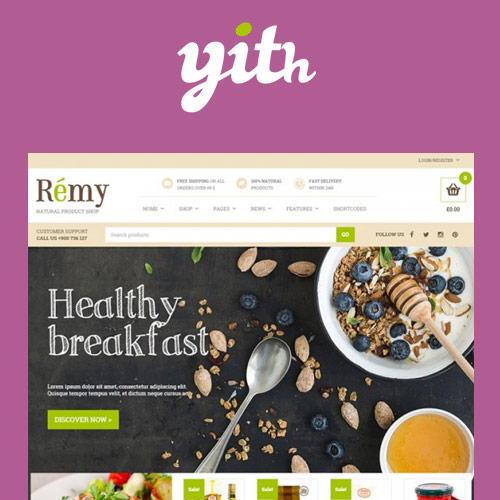 YITH Remy - Food and Restaurant WordPress Theme YITH Remy - Food and Restaurant WordPress Theme