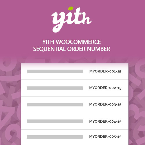 YITH WooCommerce Sequential Order Number Premium YITH WooCommerce Sequential Order Number Premium