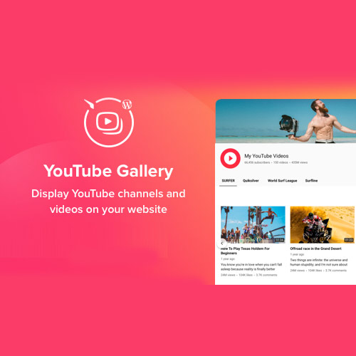 YouTube Plugin - WordPress Gallery for YouTube YouTube Plugin - WordPress Gallery for YouTube