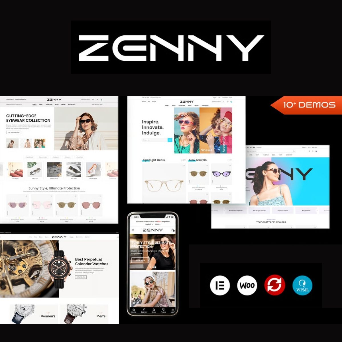 Zenny - Jewelry, Watches & Glasses Elementor WooCommerce WordPress Theme Zenny - Jewelry, Watches & Glasses Elementor WooCommerce WordPress Theme