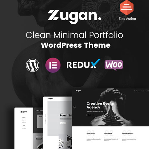 Zugan - Minimal Portfolio WordPress Theme Zugan - Minimal Portfolio WordPress Theme