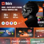Webrix – Creative Agency & Personal Portfolio WordPress Theme