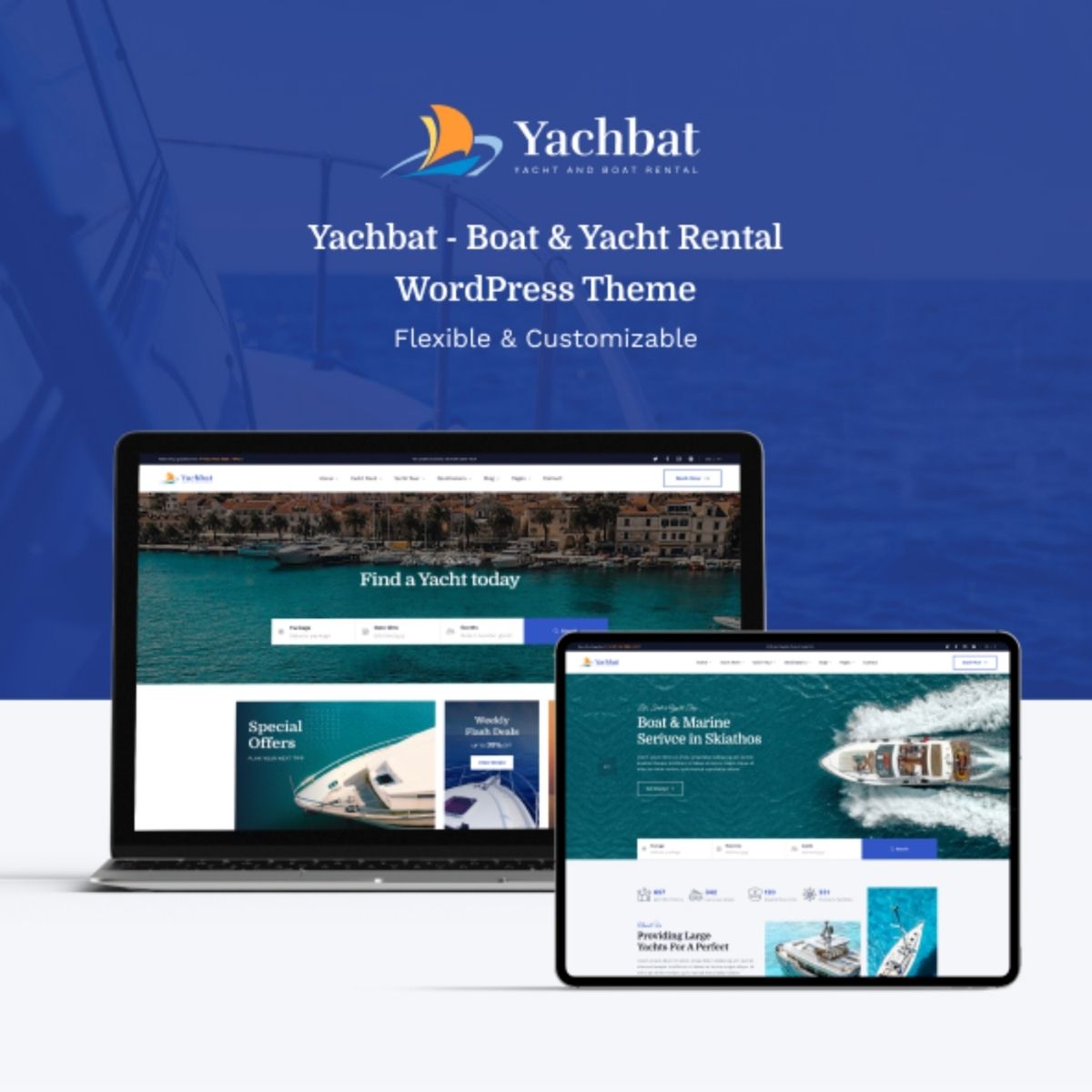 Yachbat - Yacht & Boat Rental WordPress Theme Yachbat - Yacht & Boat Rental WordPress Theme